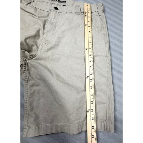 Carhartt Shorts Mens 36 Khaki Tan Rugged Flex Relaxed Fit Canvas Work Utility - Picture 9 of 12